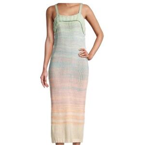 NWT 525 Revolve Multicolor Knit Maxi Dress